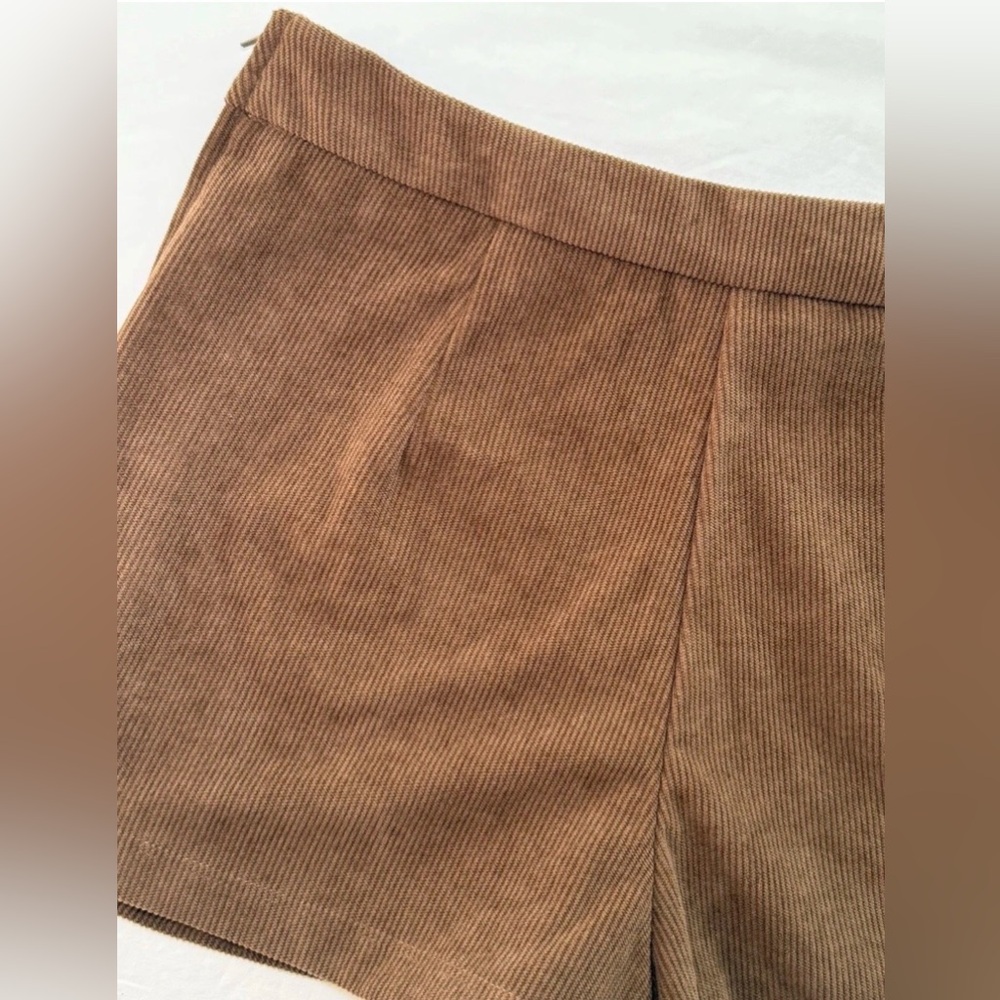 Altar’d State Skort Womens Small Brown Mini Skirt Corduroy Shorts Zip 26" × 12" - Picture 6 of 8
